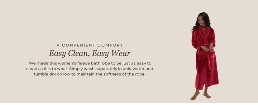 Turquaz Plush Robes For Women, Soft Warm Fleece Bathrobe for Women