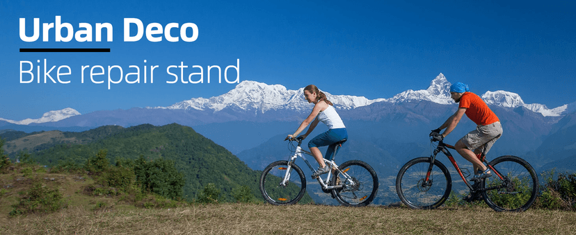 Urban Deco Bike Repair Stand Bench Mount Bike Stand Wall Mounted Bike Work Stand Bicycles Maintenance Rack Bike Clamp for Road Mountain Bike,Road Bike (13.6 inch Curved)