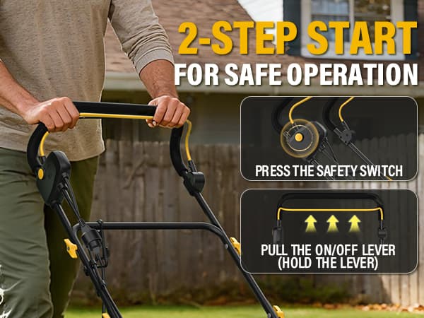 ZEGJAW 15” Artificial Turf Sweeper, 13 Amp Lawn Sweeper, Support 5-Position Depth Adjustment with 45L Removable Collection Bag, Quick-Fold, for Artificial Grass, Keep Your Yard Tidy