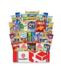 Vegan Snack Box Assortment Care Pacakge Variety Pack (40 Count) | Fathers Day, Holiday, Teachers, Back to School, Date Night, College, Gift Baskets, Student, Birthday, Chips, Office, Military, Gift Ideas