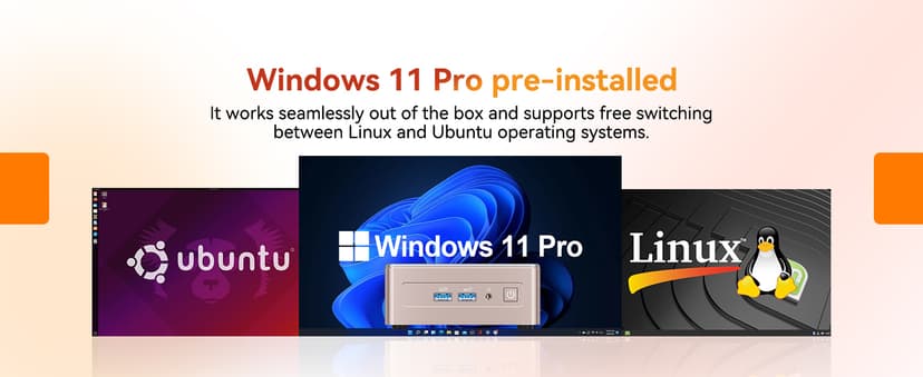 GEEKOM A5 Mini PC with AMD Ryzen 5 7430U, 3-Year Coverage, 16GB RAM(Upgradable, Not LPDDR)&512GB M.2 NVMe SSD, Windows 11 Pro Desktop Computer Support 8K/Wi-Fi 6/BT 5.2/USB 3.2/SD Slot/6x USB