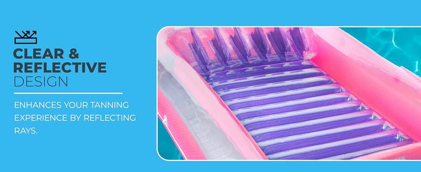 SWIMLINE Suntan Tub, Classic Inflatable Tanning Lounge Float with Adjustable Pillow, 71" Long - Outdoor Floating Lounger for Lake, River, Beach & Swimming Pool, Includes Rope Surround & Repair Patch