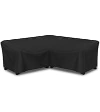 Arcedo Patio Chaise Lounge Cover Water Resistant, 2 Pack of Pool Lounge Chair Covers for Outside Stackable Cushions and Outdoor Furniture, 80" x 30" x 26" H, Black