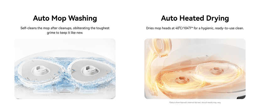 NARWAL Freo Pro Robot Vacuum and Mop Combo, Tangle Free Robot Mop, 8500Pa Powerful Suction, Self-Emptying, Auto Mop Washing, Auto Drying, Obstacle Avoidance, Ideal for Pet Hair and Hard Floor