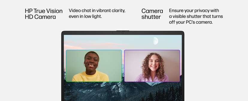 HP 17.3 inch Laptop, HD+ Display, AMD Ryzen 5 7520U, 16 GB RAM, 512 GB SSD, AMD Radeon Graphics, Windows 11 Home, Natural Silver, 17-cp2199nr