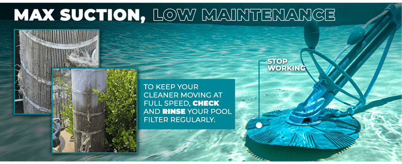 XtremepowerUS Premium Automatic Pool Cleaner Vacuum-Generic Pool Cleaner Sweep High Flow In-Ground Pool with Hose Set