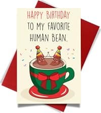 Cheerin Anniversary Day Cards for Him and Her - Romantic Greeting Card with Envelope - Sweet Birthday Card for Husband Wife Girlfriend Boyfriend