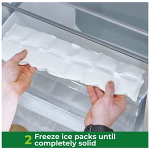 Golf Cooler Bag Plus 2 Ice Packs - Keeps Drinks Cold for Hours - Holds 6 Cans - Fits Discreetly in Golf Bags - Insulated Beer Sleeve and Cooler Accessories