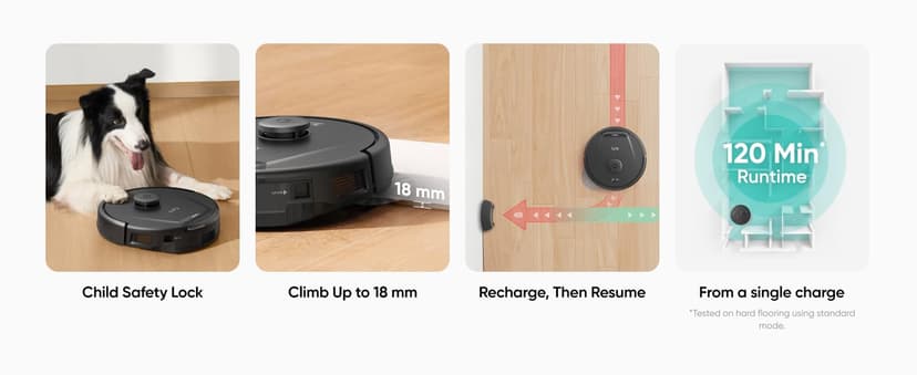 eufy L60 Robot Vacuum with Self Empty Station, Hair Detangling Technology, Up to 60 Days Hands Free Cleaning, 5,000 Pa Suction, Remove Hair, Dust