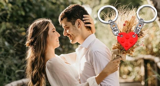 VANLOVEMAC Couples Matching Stuff Gifts for Boyfriend Girlfriend Valentine's Day Gifts for Couple Boo Basket Stuffers