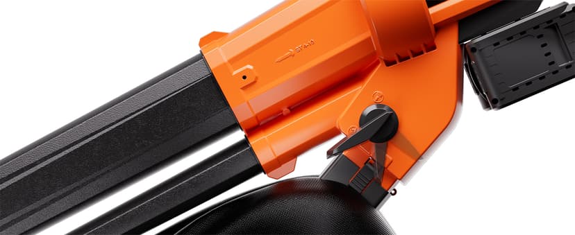 Cordless Leaf Vacuum Blower Mulcher 3 in 1, 2 * 4.0Ah Battery and Charger, Battery Powered Leaf Vacuum with 40L Bag, 160MPH, 600CFM, 4 Speed Modes, Suitable for Lawn Care Yard Cleaning