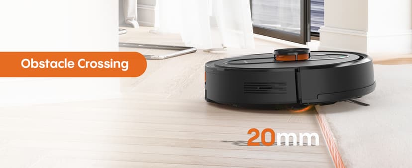 Robot Vacuum and Mop with Self-Emptying, 5000Pa Robotic Vacuum with Mapping, LiDAR Navigation, 90-Day Hands-Free Cleaning, Wi-Fi/App/Alexa Control, No-Go Zones,Ideal for Pet, Hard Floors, Carpet