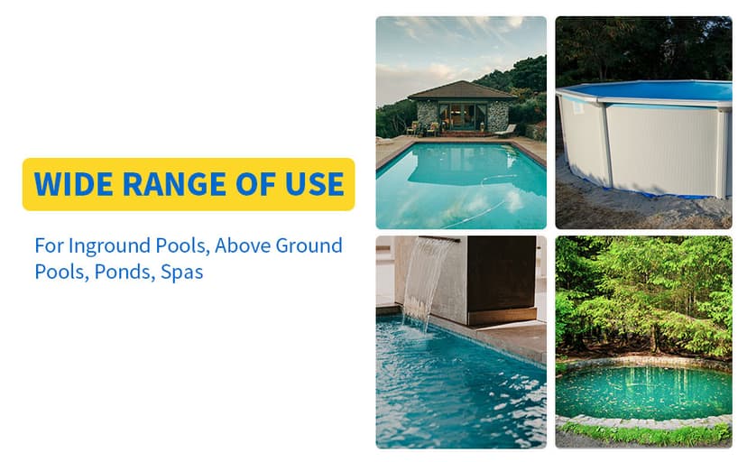 Pool Alarm with Remote Receiver, Pool Underwater Drown Monitor System, Battery Powered Poolside Alarms for Inground&Above Ground Pools, Kids Child Pets Swimming Pool Safety Guard fits up to 16x32sq.ft