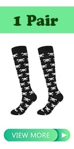 Running Athletic Nurses Work Support Travel Flight Sports Junely 3 Pairs Compression Socks for Women Knee High Stockings B09R7RT9X9