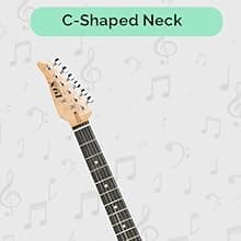 LyxPro 39” Electric Guitar Left Hand TL Series, Full-Size Paulownia Wood Body, 3-Ply Pickguard, C-Shape Neck, Ashtray Bridge, Quality Gear Tuners, 3-Way Switch & Volume/Tone Controls, 2 Picks, Green