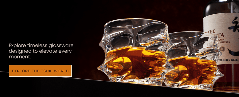 Storm Japanese Crystal Whisky Decanter – 100% Ultra Clarity Lead-Free Crystal – 750ml Elegant Liquor Carafe for Whiskey, Scotch, Bourbon & Spirits