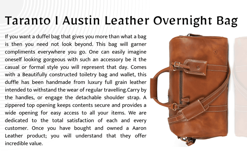 AARON LEATHER GOODS VENDIMIA ESTILO