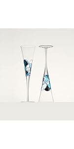 Sagrada Barcelona Stemless Wine Glasses – Hand‑Painted Set of 1 Unique Wine Gift for Wedding, Anniversary, Housewarming & Christmas Ideal for Women & Men