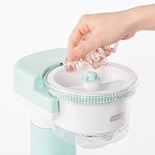 Dash Shaved Ice Maker - Frozen Dessert Maker for Snow Cones, Slushies, Cocktails & More - Easy to Use & Clean - Space-Saving Design - Aqua