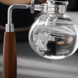 5 Cup,Siphon Coffee Maker with Wooden Handle ,syphon coffee brewer,coffee siphon,Vacuum Brewer Pot, Japanese Syphon Machine, Glass Drip Coffee Maker Set,Comes With 10 Sheets Of Coffee Filter Cloths