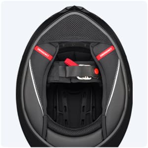 ScorpionEXO R430 Full Face Street Motorcycle Helmet with Bluetooth Ready Speaker Pocketss DOT/SNELL Approved Solid (Matte Black - X-Large)