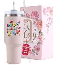 Mother in Law Tumbler with Handle 40oz Mothers Day Gift - Best Funny Mother in Law Mug Gifts for Birthday Mother's Day, Wedding, Valentine's, Christmas B0DS9TZLBC