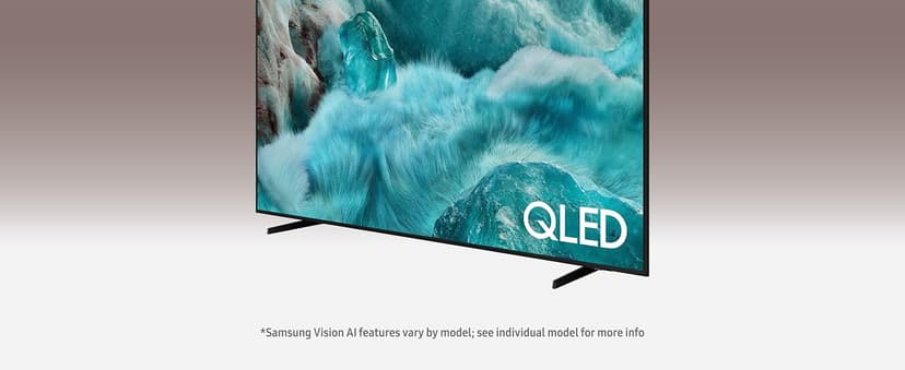 Samsung 65-Inch Class QLED Q7F Series Samsung Vision AI Smart TV (2025 Model, 65Q7F) Quantum HDR, Object Tracking Sound Lite, Q4 AI Gen1 Processor, 4K upscaling, Gaming Hub, Alexa Built-in