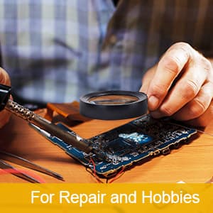 JMH Magnifying Glass with Light, 30X Handheld Large 18LED Cold and Warm Light with 3 Modes, Illuminated Magnifier for Seniors Reading, Inspection, Coins, Jewelry, Exploring