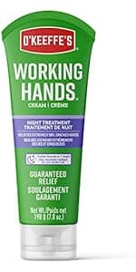 O'Keeffe's Working Hands Hand Cream for Extreme Dryness - 3.4 oz Jar (1 Pack) - Repairing Skincare for Cracked, Dry Hands