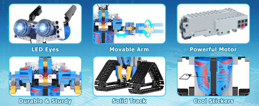 Robot Toys for 8-16 Year Old Boys Girls Kids with APP or Remote Control Science Programmable Building Block Kit, STEM Projects Educational Birthday Gifts