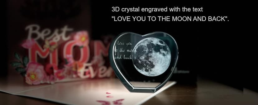 3D Crystal Photo, Christmas Personalized Gift,Customized Gifts for Wife, Women, Him, Her, Dad and Mom. Custom Picture Gifts for Christmas, Father's Day, Birthday, Wedding, Anniversary, Memorial, Picture Gift for Pet Lovers.