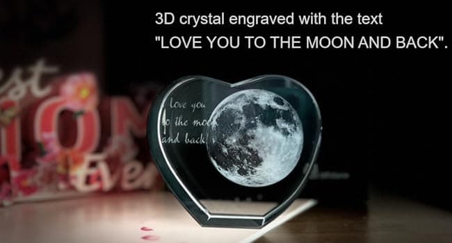 3D Crystal Photo, Christmas Personalized Gift,Customized Gifts for Wife, Women, Him, Her, Dad and Mom. Custom Picture Gifts for Christmas, Father's Day, Birthday, Wedding, Anniversary, Memorial, Picture Gift for Pet Lovers.