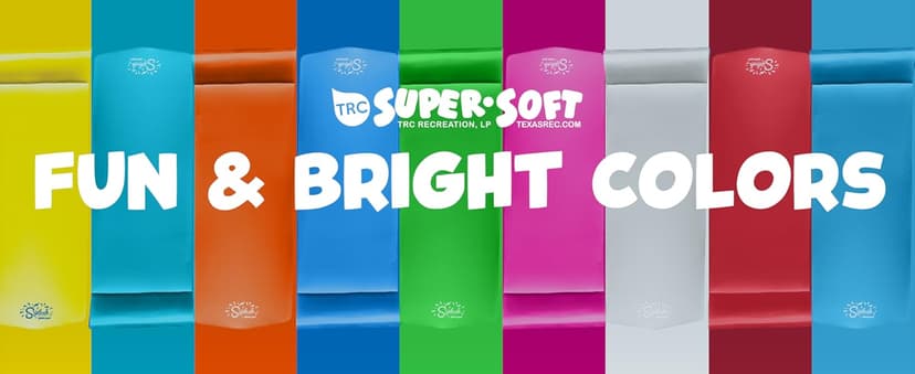 TRC Recreation Foam Swimming Pool Float, Floating Water Lounger, Splash 1.25”