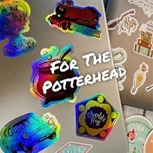 Set of Unique Sticker Decals, 5 Holograms, Waterproof, UV & Scratch Resistant, Great for Gadgets, Officially Licensed 60-Pack Conquest Harry Potter Watercolor Vinyl Stickers B08GNBGSD2