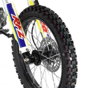 HHH DB X18 125CC Dirtbike Apollo RFZ Racing Gas Dirt Bike with Twin Spare Heave Duty Steel Frame Big Tires 17/14 inch 4 Speed Dirtbike for Youth Adult Vitacci Dirtbike