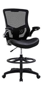 PayLessHere Home Office Chair Desk Computer Chair Adjustable Ergonomic Lumbar Support Armrest Executive with High Density Mesh 360 Degree Swivel Chair for Men Women Adults, Black