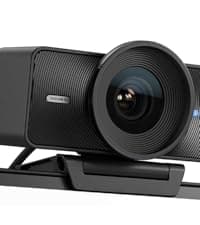 EMEET PIXY Dual-Camera AI-Powered PTZ Camera 4K, AI Tracking, PDAF&AI Autofocus 0.2s, 1/2.55'' Sony Sensor, 3 Mics, Presets, Gesture Control, 4K Webcam for Streaming and OBS/Twitch/Switch 2 Compatible