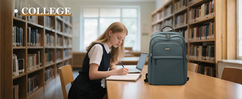 GOLF QUALITY Travel Backpack for Women Personal Carry On Bag Business Weekender Hiking Multilayer Laptop Bag,16 Inch,Apricot