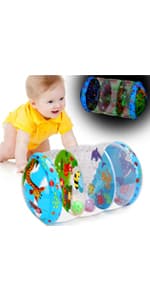 Tummy Time Baby Mirror Infant Toys Newborn 0 3 Months Brain Development with Crinkle Cloth Book Teether Black and White High Contrast Baby Toys 2 4 5 0-6 Month Boys Girls Sensory Activity Shower Gifts