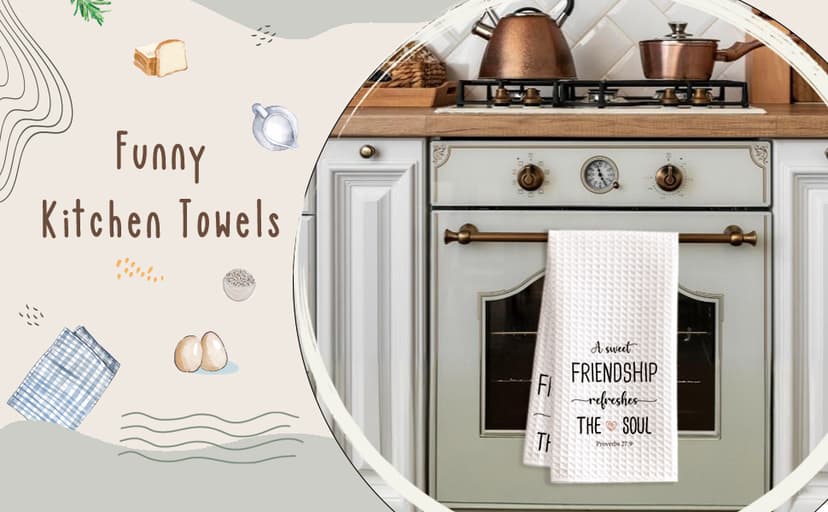 A Sweet Friendship Refreshes The Soul, Christian Gifts for Women Friends, Friendship Gifts for Christian Kitchen Towel Hand Towels, Hostess Gifts