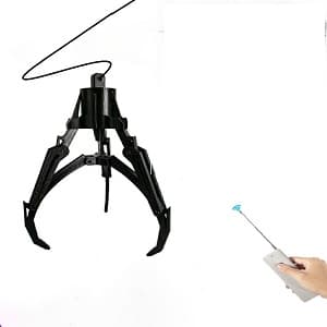Drone remote control intelligent mechanical claw/hook air releaser pick-up device fishing cast bait fixed-point drop device for DJI drone (We don't sell drones)