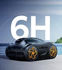 (2025 Upgrade) iGarden Pool Cleaner K36, Cordless Pool Vacuum Robot for Inground & Above Ground Pools, Smart Navigation, 220 Min Runtime, Touchscreen, Self-Parking, Cleans Floor, Wall & Waterline