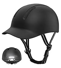 Bike Helmet, Basecamp Bicycle Helmet with Rear Light & Detachable Magnetic Goggles Lightweight Cycling Helmet Adjustable for Adult Men Women Mountain & Road (BC-069)