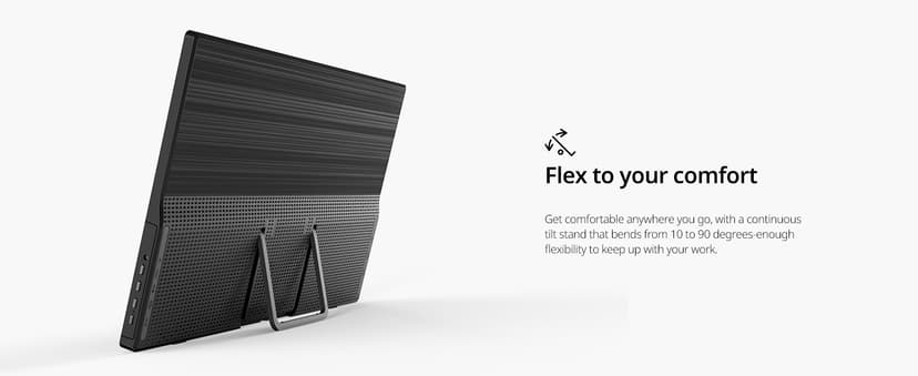 Anyuse Portable Monitor 15.6 Inch 1080P USB-C HDMI Ultra-Slim Travel Monitor with Kickstand, for Laptop, PC, Mac Phone, PS, Xbox, Swich IPS Ultra-Thin Zero Frame Gaming