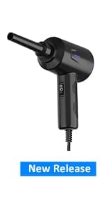 Air Duster - Computer Vacuum Cleaner - for Keyboard Cleaning- Cordless Canned Air- Powerful - Energy-Efficient(Air-01)