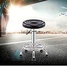 5PCS Bell Glides 2" Replacement Office Desk Chair or Stool Swivel Caster Wheels,Easy Conversion from Wheeled Casters to Stationary Feet to Protect Wood or Hardwood Floor