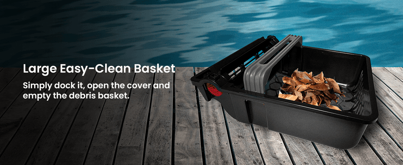 Betta SE Plus - Solar-Powered Robotic Pool Skimmer with 24/7 Continuous Cleaning Power, Dual Charging Options, Twin Salt Chlorine Tolerant Motors, and Shallow Water Safeguard