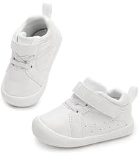 Wide Toe Box Lightweight Non-Slip Outsole Breathable Mesh Upper Birthday Gifts Infant Toddler Baby Zero Drop Shoes Boy Girl First Walking Shoes 6-30 Months B0FNWXKQQ8