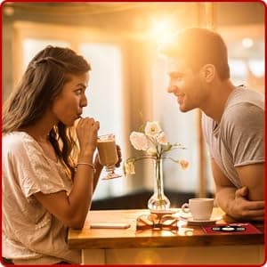 Retro Anniversary Card for Him or Her, Romantic Gift for Husband Wife, Boyfriend or Girlfriend, Love Notes for Couple, Vinyl Record Birthday Card, Valentines Day Gifts For Men and Women