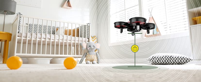 Holy Stone Mini Drone for Kids and Beginners RC Nano Quadcopter Indoor Small Helicopter Plane with Auto Hovering, 3D Flips, Headless Mode and 3 Batteries, Great Gift Toy for Boys and Girls, HS210 Red